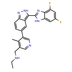 Chemical structure of AG-024322 , CAS 837364-57-5, AChemBlock AD264229