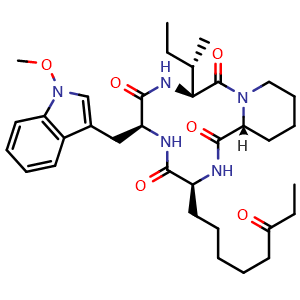 Chemical structure of Apicidin , CAS 183506-66-3, AChemBlock AD264238