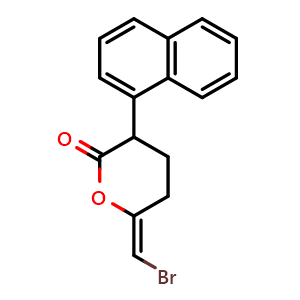 Chemical structure of Bromoenol lactone , CAS 88070-98-8, AChemBlock AD264255