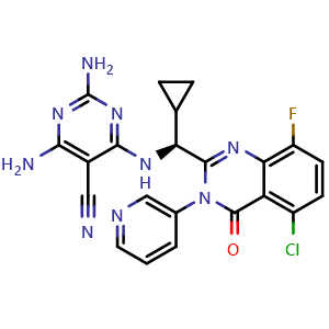 Chemical structure of GS-9901 , CAS 1640247-87-5, AChemBlock AD264284