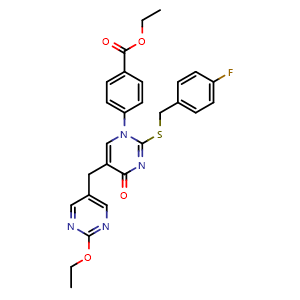 Chemical structure of GW-1100 , CAS 306974-70-9, AChemBlock AD264287
