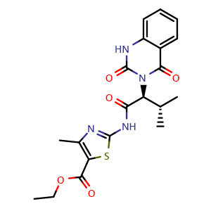Chemical structure of Kif15-IN-1 , CAS 672926-32-8, AChemBlock AD264298