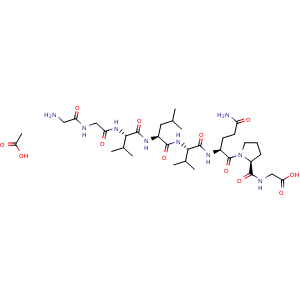 Chemical structure of Larazotide acetate , CAS 881851-50-9, AChemBlock AD264302
