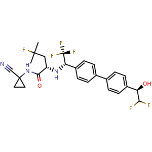 Chemical structure of MK-0674 , CAS 887781-62-6, AChemBlock AD264320