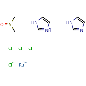 Chemical structure of NAMI-A , CAS 201653-76-1, AChemBlock AD264328
