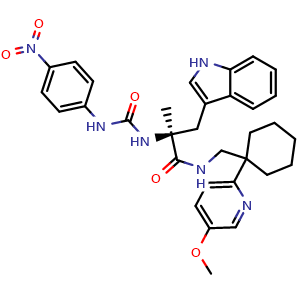 Chemical structure of PD176252 , CAS 204067-01-6, AChemBlock AD264341