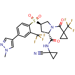Chemical structure of Petesicatib , CAS 1252637-35-6, AChemBlock AD264343