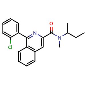 Chemical structure of PK 11195 , CAS 85532-75-8, AChemBlock AD264351
