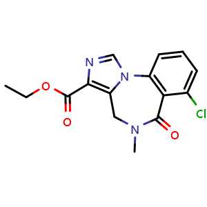Chemical structure of Sarmazenil , CAS 78771-13-8, AChemBlock AD264366