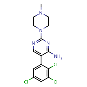 Chemical structure of Sipatrigine , CAS 130800-90-7, AChemBlock AD264374