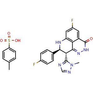 Chemical structure of Talazoparib tosylate , CAS 1373431-65-2, AChemBlock AD264380