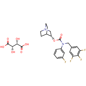 Chemical structure of Tarafenacin D-tartrate , CAS 1159101-48-0, AChemBlock AD264381