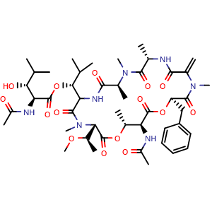 Chemical structure of YM-254890 , CAS 568580-02-9, AChemBlock AD264393