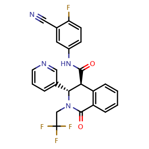 Chemical structure of (+)-SJ733 , CAS 1424799-20-1, AChemBlock AD264398