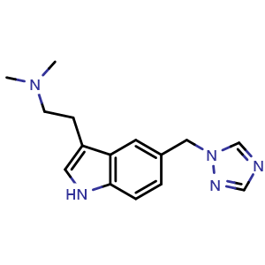 Chemical structure of Rizatriptan , CAS 144034-80-0, AChemBlock AD264399