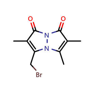 Chemical structure of Bromobimane , CAS 71418-44-5, AChemBlock AD264401