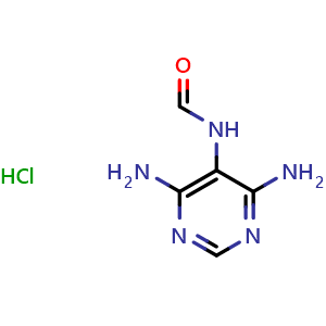 Chemical structure of FAPy-adenine HCl , CAS 753504-19-7, AChemBlock AD264414