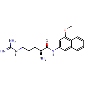 Chemical structure of H-Arg-4MbetaNA , CAS 60285-94-1, AChemBlock AD264416