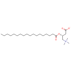 Chemical structure of Stearoylcarnitine , CAS 25597-09-5, AChemBlock AD264424