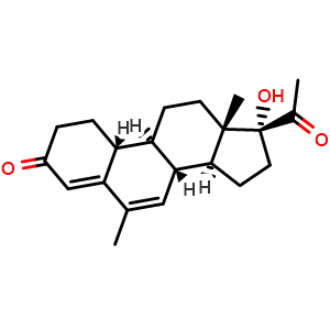 Chemical structure of Nomegestrol , CAS 58691-88-6, AChemBlock AD264431