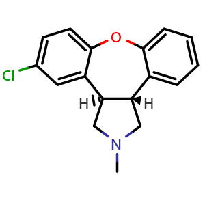 Chemical structure of Asenapine , CAS 65576-45-6, AChemBlock AD264448