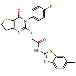 Chemical structure of IWP-3 , CAS 687561-60-0, AChemBlock AD264462