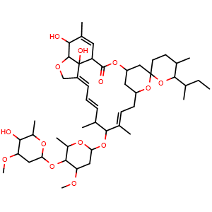 Chemical structure of Ivermectin B1a , CAS 71827-03-7, AChemBlock AD264464