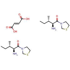 Chemical structure of P32/98 hemifumarate , CAS 251572-86-8, AChemBlock AD264475