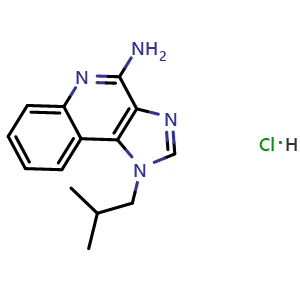 Chemical structure of Imiquimod hydrochloride , CAS 99011-78-6, AChemBlock AD264479