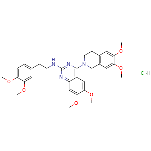 Chemical structure of CP-100356 hydrochloride , CAS 142715-48-8, AChemBlock AD264496
