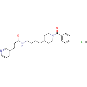 Chemical structure of Daporinad hydrochloride , CAS 1785666-54-7, AChemBlock AD264500