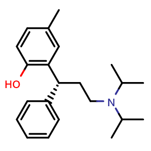 Chemical structure of Tolterodine , CAS 124937-51-5, AChemBlock AD264522