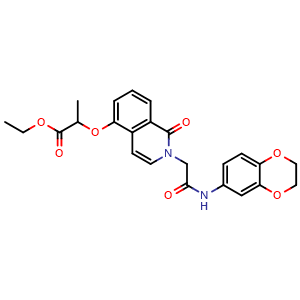 Chemical structure of SID 7969543 , CAS 868224-64-0, AChemBlock AD264529