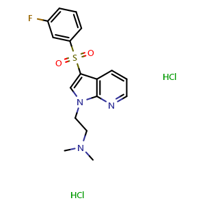 Chemical structure of WAY208466 dihydrochloride , CAS 1207064-61-6, AChemBlock AD264534