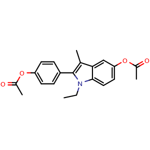 Chemical structure of Zindoxifene , CAS 86111-26-4, AChemBlock AD264539
