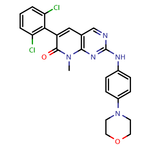 Chemical structure of PD173952 , CAS 305820-75-1, AChemBlock AD264563