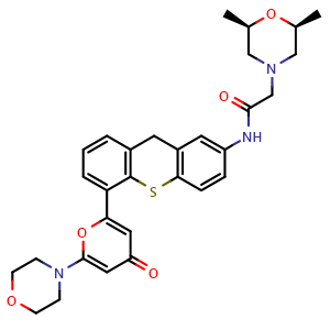 Chemical structure of KU60019 , CAS 925701-46-8, AChemBlock AD264566