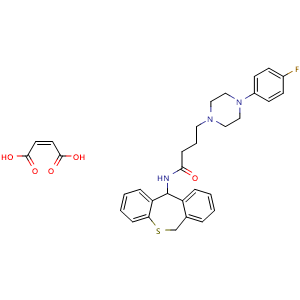 Chemical structure of Monatepil maleate , CAS 103379-03-9, AChemBlock AD264605
