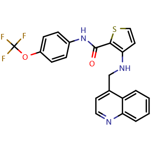 Chemical structure of OSI-930 , CAS 728033-96-3, AChemBlock AD264619