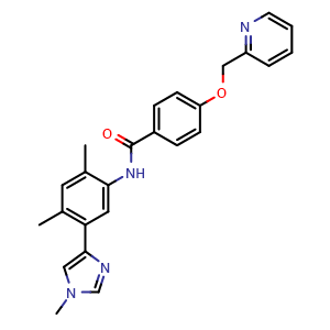 Chemical structure of AZD8542 , CAS 1126366-36-6, AChemBlock AD264638