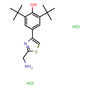 Chemical structure of BN-82451 2HCl , CAS 663172-95-0, AChemBlock AD264648