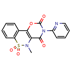 Chemical structure of Droxicam , CAS 90101-16-9, AChemBlock AD264669