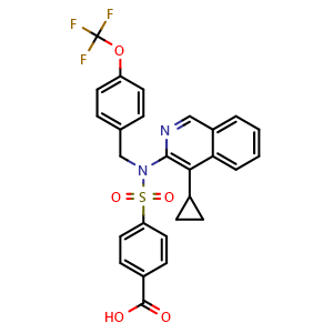 Chemical structure of Elismetrep , CAS 1400699-64-0, AChemBlock AD264673