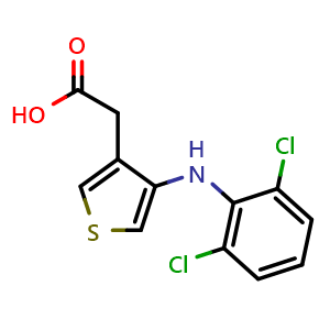 Chemical structure of Eltenac , CAS 72895-88-6, AChemBlock AD264674