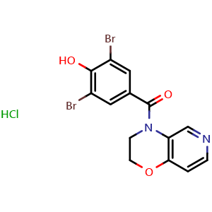 Chemical structure of Epaminurad HCl , CAS 1198153-46-6, AChemBlock AD264678