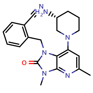 Chemical structure of Imigliptin , CAS 1314944-07-4, AChemBlock AD264694