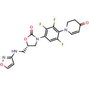 Chemical structure of Contezolid , CAS 1112968-42-9, AChemBlock AD264712