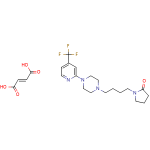 Chemical structure of Org-13011 fumarate , CAS 142494-13-1, AChemBlock AD264721