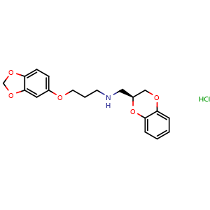Chemical structure of Osemozotan HCl , CAS 137275-80-0, AChemBlock AD264723
