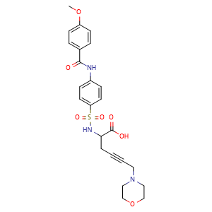 Chemical structure of PG-116800 , CAS 291533-11-4, AChemBlock AD264726